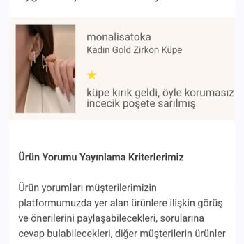 Trendyol Olumsuz Yorum Yazdırmıyor