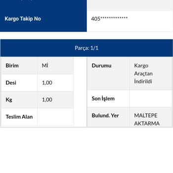Sürat Kargo'nun Kargoya Sahip Çıkamaması