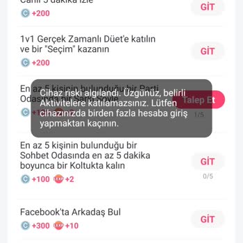 Starmaker Çoklu Hesap Uyarısı İle İşlem Yapamıyorum Onaylı Google Hesabım Benim
