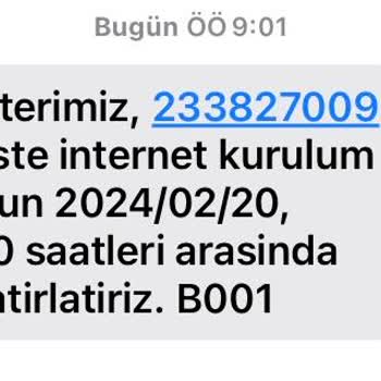 Türk Telekom İnternet Kurulumu Yapılmaması