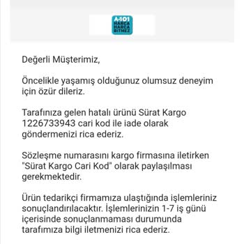 A101 Ücret İadesini 1 Aydır Yapmıyor