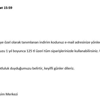 Çiçek Sepeti Sipariş Sırasında Sistem Hatası Nedenli Teslimat Problemi