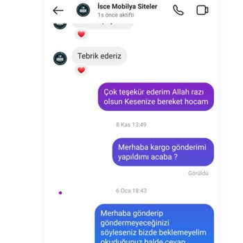 İsce Mobilya Sehpa Hediyesi Kazandım