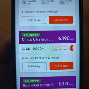 Vodafone Yüksek Fiyat Tarifeler Seçmek Zorunda Kalmak