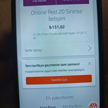 Vodafone Yüksek Fiyat Tarifeler Seçmek Zorunda Kalmak