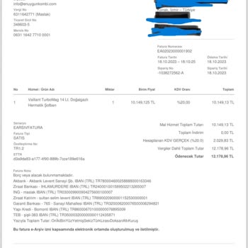 Vaillant Marka Kombinin Arızalı Çıktığından Yaşanılan Mağduriyet