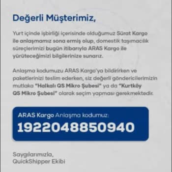 Aras Kargo Yüzünden İhracat Numunelerimizi Kaybettik
