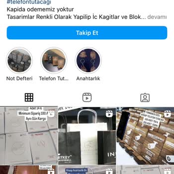 Promosyonmatbaaurunleri (Instagram) Kendileri Esnaf Değil