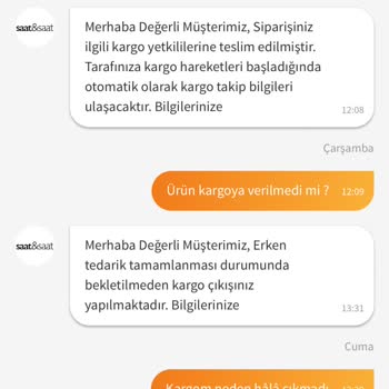 Saat & Saat Trendyol Saat &Saat Mağdurum