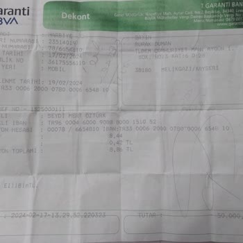 Garanti Bankası Hesabıma Erişilip Para Çekildi