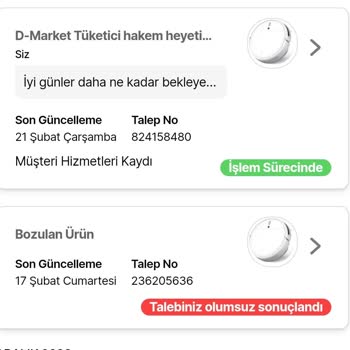 Hepsiburada Tüketici Hakem Heyeti Kararına Rağmen Ürünü Değiştirmiyor.
