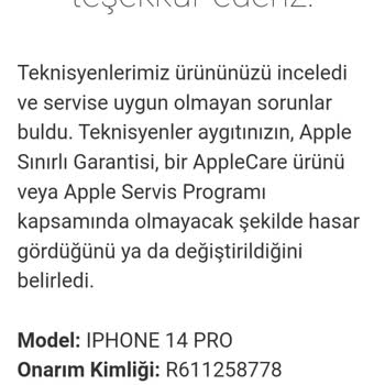Apple İPhone Marka Ana Kartı Bozulmuş Telefonumun Değişimi