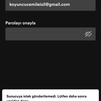Spotify Hesap Şifremi Değiştiremiyorum
