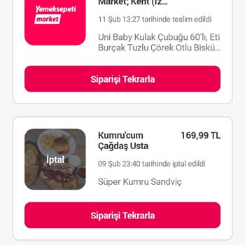 Yemek Sepeti Sipariş İptali Olmasına Rağmen Ücret İadesi Yapmadı