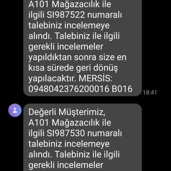A101 200 TL 4 Aydır Paramı Geri Vermiyor...!