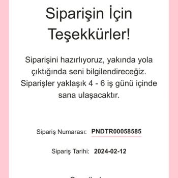 Pandora Mücevher Pandora Siparişimi Göndermiyor