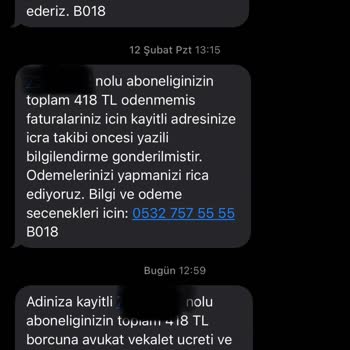 Superonline Vermediği Hizmetin Parasını İstiyor, İcra Mesajı Atıyor