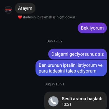 Güngördü Design Ürün Gönderimi Ve İletişim Sorunu