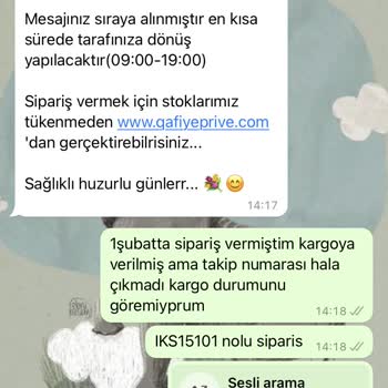 Qafiye Prive Dan Şal Aldım 20 Gündür Göndermediler