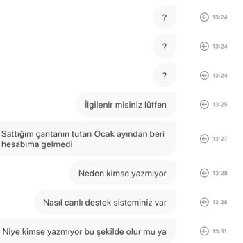 Gardrops Sattığım Ürün Bedelimi Yatırmıyor