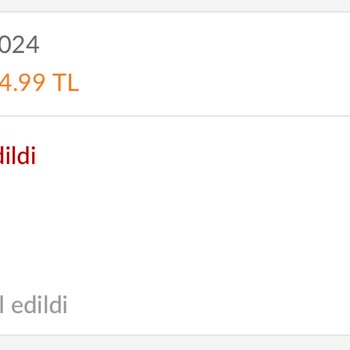 Trendyol'dan Yapmış Olduğum Siparişin İptali