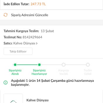 Kahve Dünyası Trendyol Karşılanmayan Ve İptal Edilen Ürün Fiyaskosu