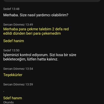 Vagosbet Para Çekme Talebi Red