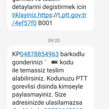 PTT Kargo Kasten Kargomu Teslim Etmiyor