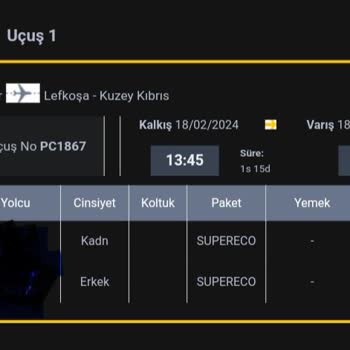 18.02.2023 Pegasus İzmir-Ercan Rötar