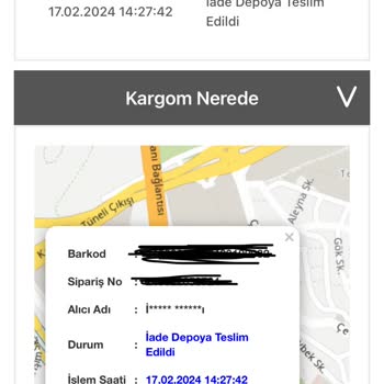 Birgündekargo'dan Şikayetçiyim Arıyorum Açmıyor. (Pull & Bear)