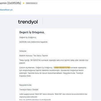 Trendyol'da Satış Bedeli Ödenmiyor: Mağduriyetimiz