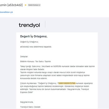 Trendyol'da Satış Bedeli Ödenmiyor: Mağduriyetimiz