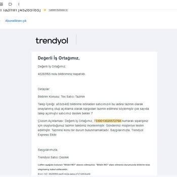 Trendyol'da Satış Bedeli Ödenmiyor: Mağduriyetimiz