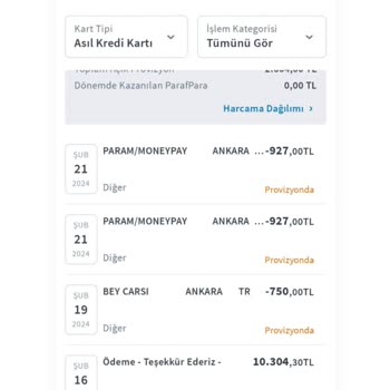 MoneyPay Kredi Kartımdan Fazladan Para Alınması