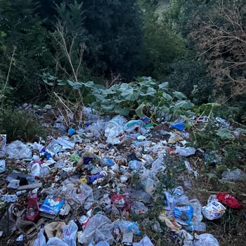 Ungelöste Müllabfuhrprobleme in Hacıali Mahallesi, Gemeinde Bursa/Mustafakemalpaşa