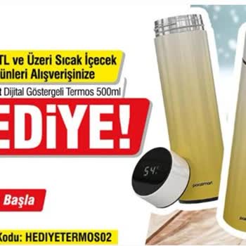 Avansas Hediye Termos Kampanyası
