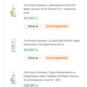 Hepsiburada The Purest Solutions Eksik Ürün Şikayeti