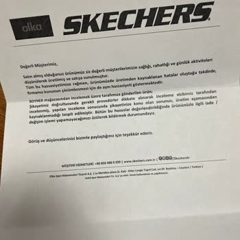 Skechers Ve Boyner'den Ürün Almam Aldırmam