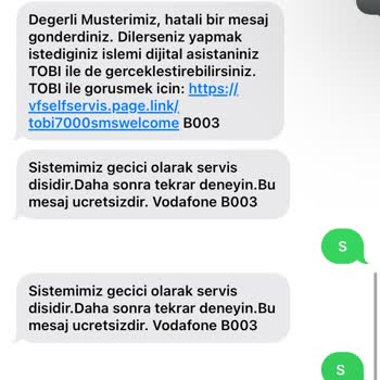 Vodafone Yanımda Uygulaması İçin Şifre Alınamıyor!