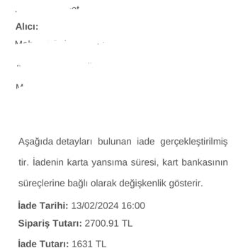 Garanti Bankası Para İade Çilesi