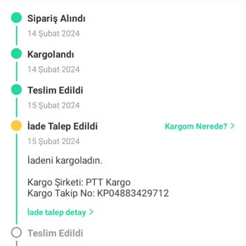 Dolap İade Teslim Edildi Ancak Uygulamada Göstermiyor
