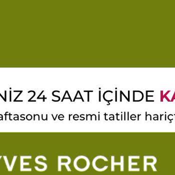 Yves Rocher Siparişimi Sistemde Göstermiyor