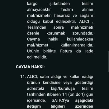 Hirdavatalet.com Beyaz Tavan Vantilatörü İade Sürecinde Yaşanan Sorun