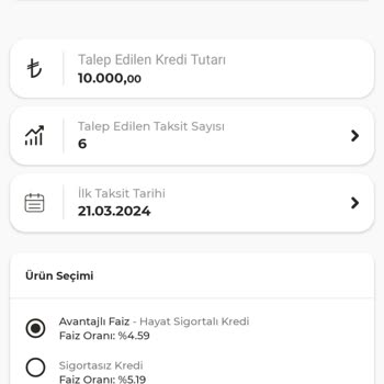 Burgan Bank On Mobil 0% Faizli Kredi Kullanamıyorum