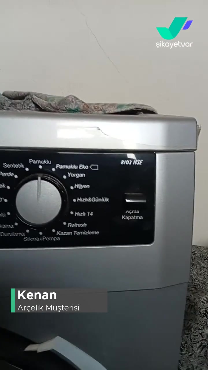 Arçelik 8103 HSE Çamaşır Makinesi Motor Kartı Yandı! videonun kapak resmi