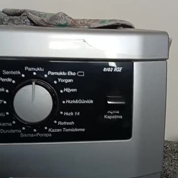 Arçelik 8103 HSE Çamaşır Makinesi Motor Kartı Yandı!