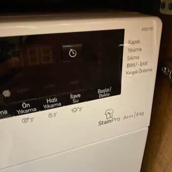 Arçelik Çamaşır 8103 Yd Modeli Makinesi Leke Çıkarmıyor