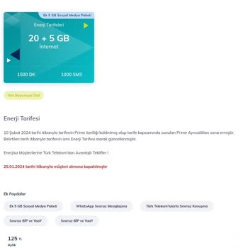 Türk Telekom Prime Tarifesi Hayal Kırıklığı Ve Mağduriyet
