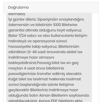 Biletwise Ücret İadesi Gerçekleştirmiyor