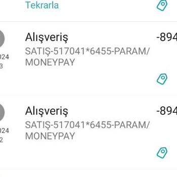 MoneyPay A101 Online Sipariş Sorunu Ve İzinsiz Kart İşlemi